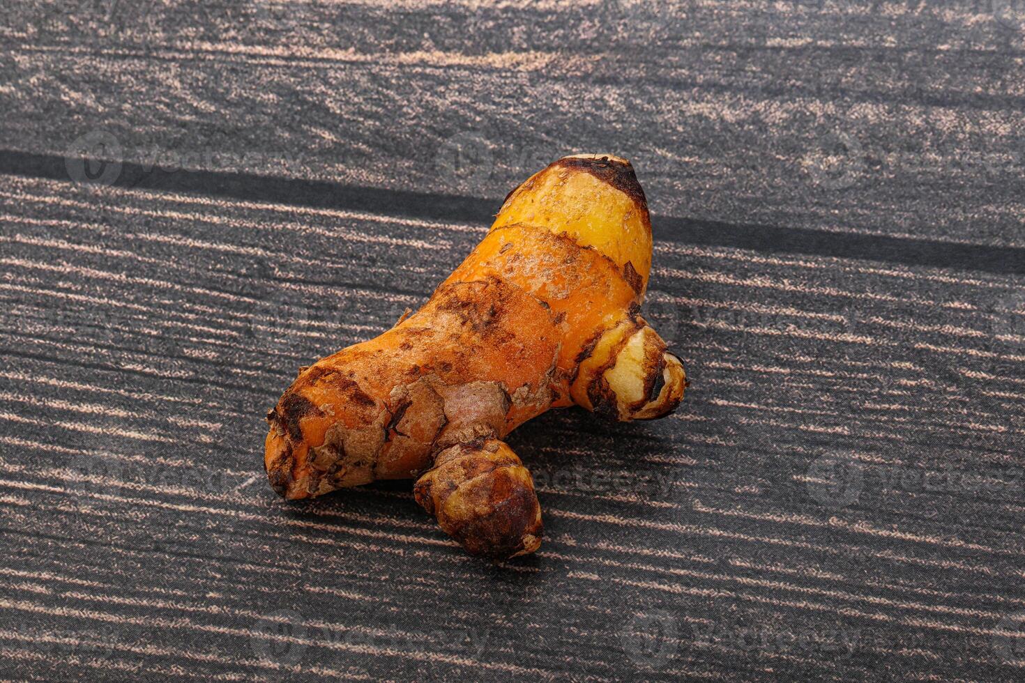 Fresh curcuma root for cooking photo