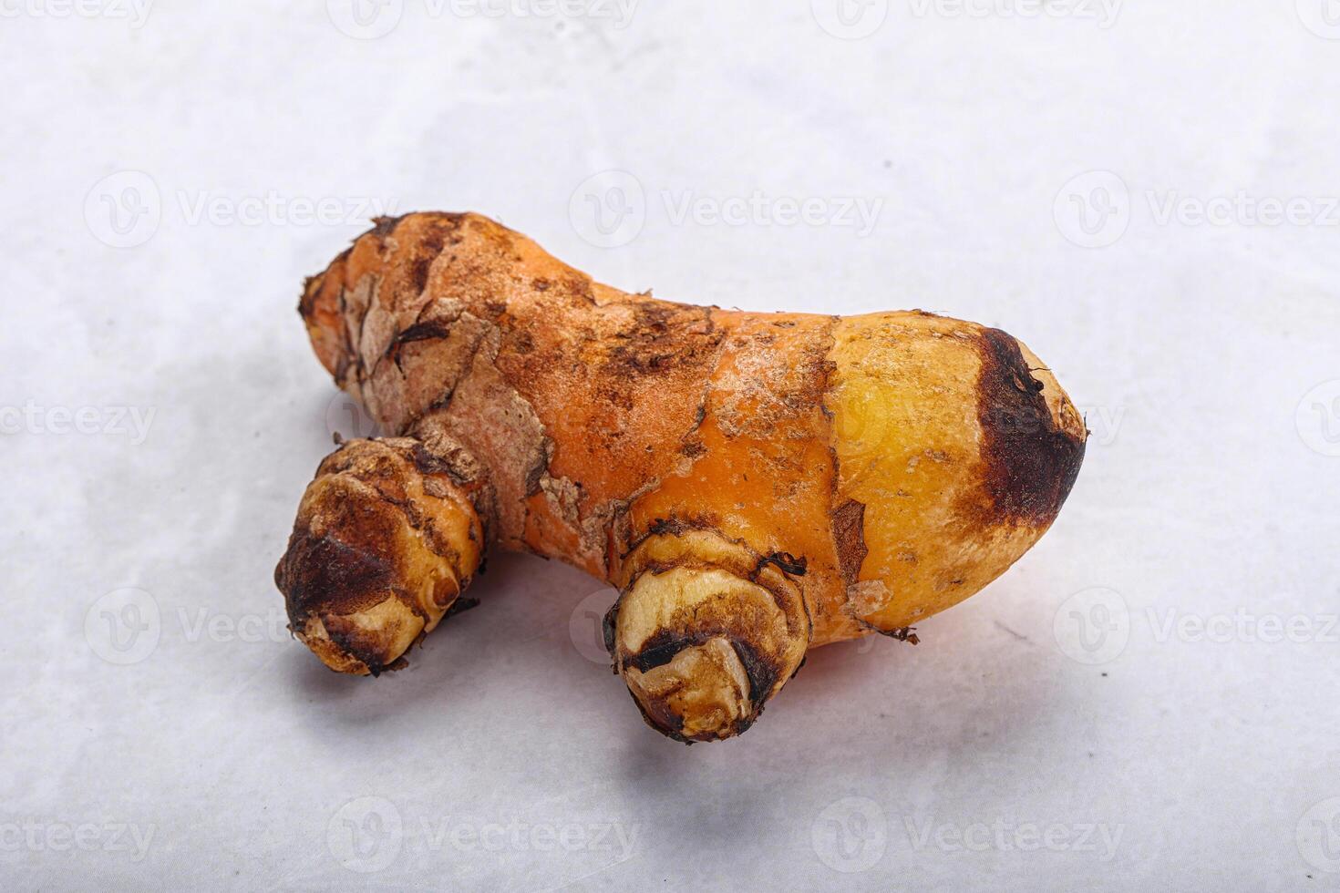 Fresh curcuma root for cooking photo