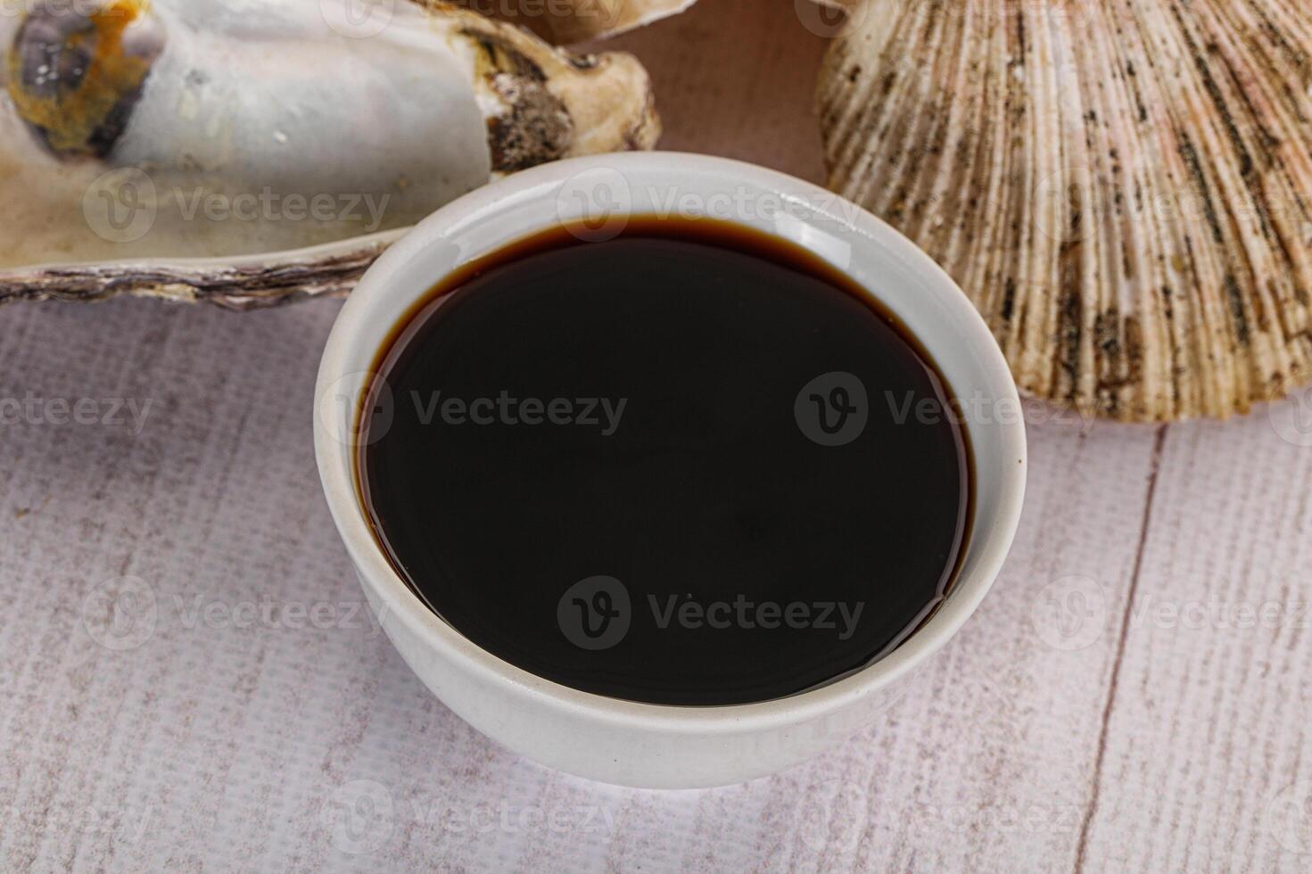 Oyster sauce in the bowl photo