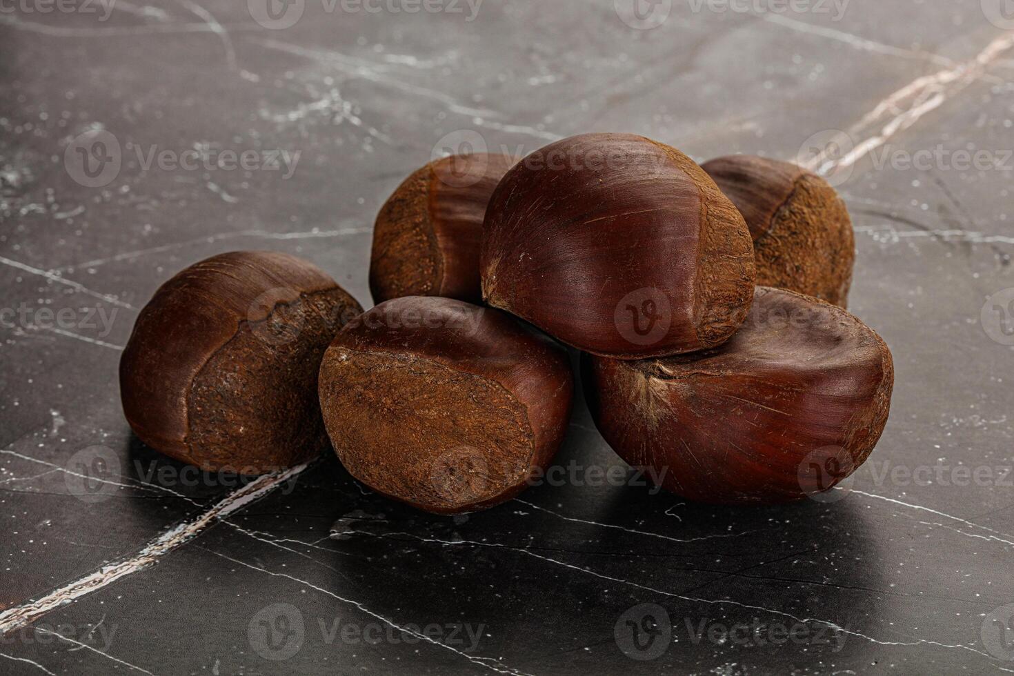 Tasty delicous brown natural Chestnut photo