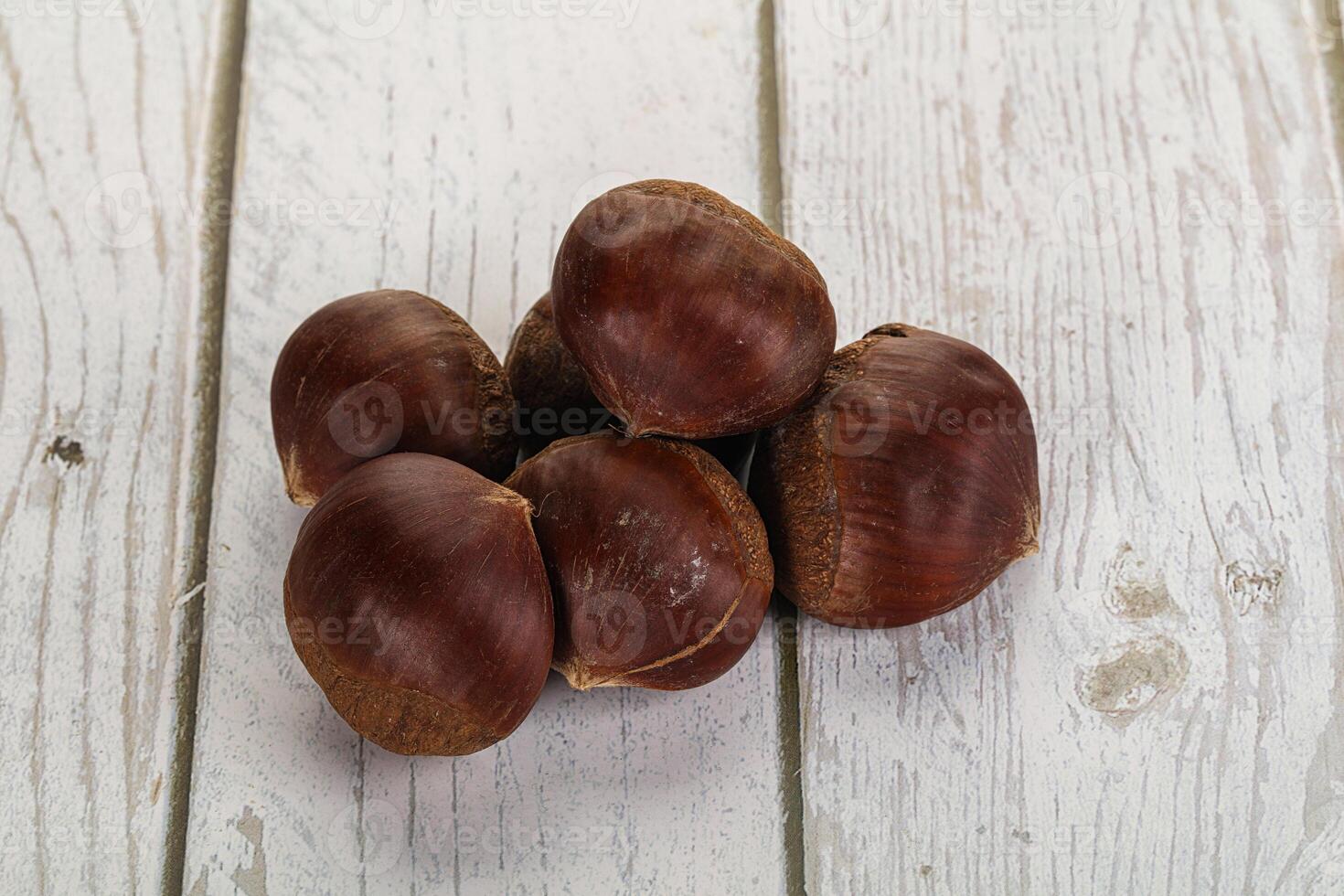 Tasty delicous brown natural Chestnut photo