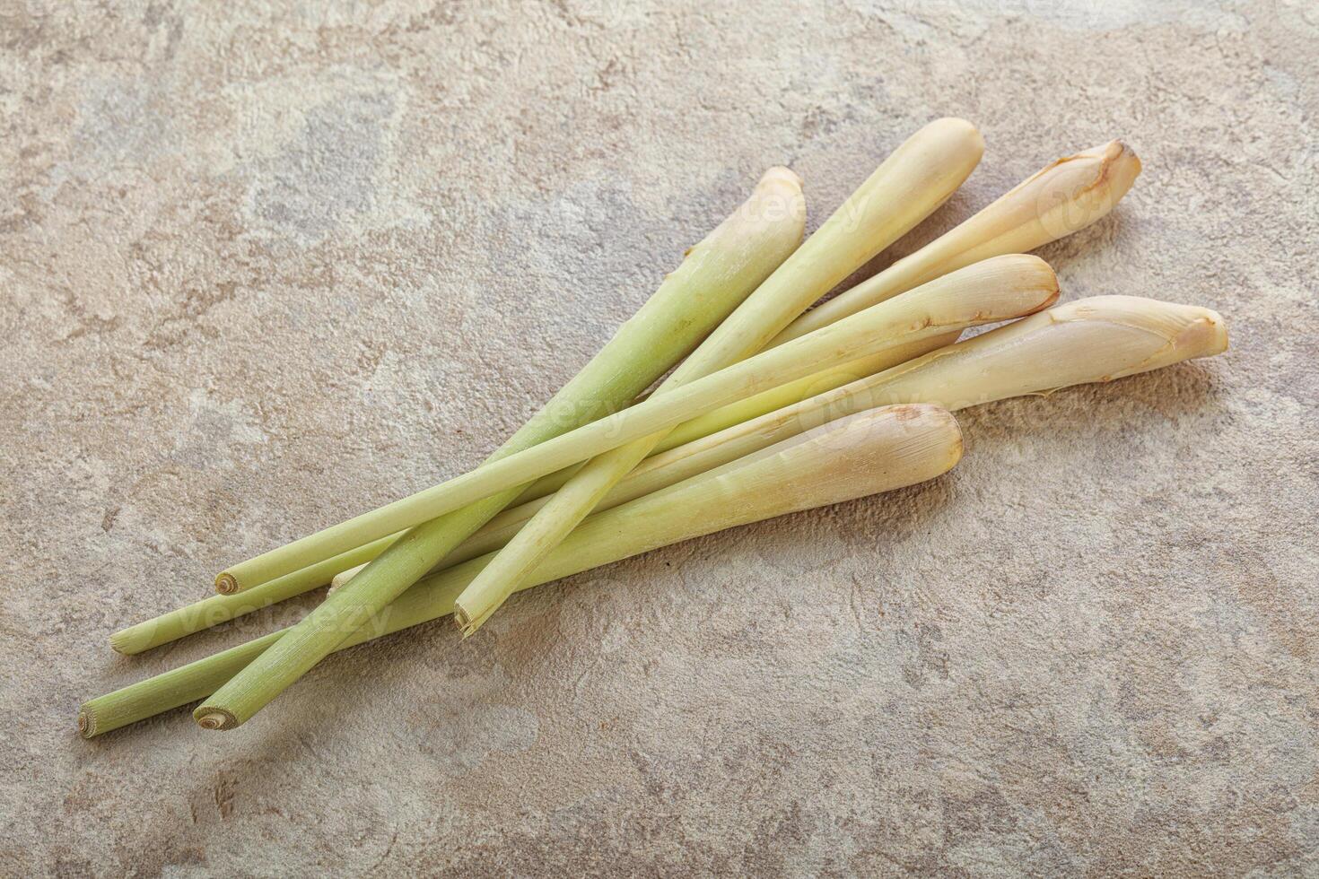 Raw lemongrass stem aroma for cooking photo