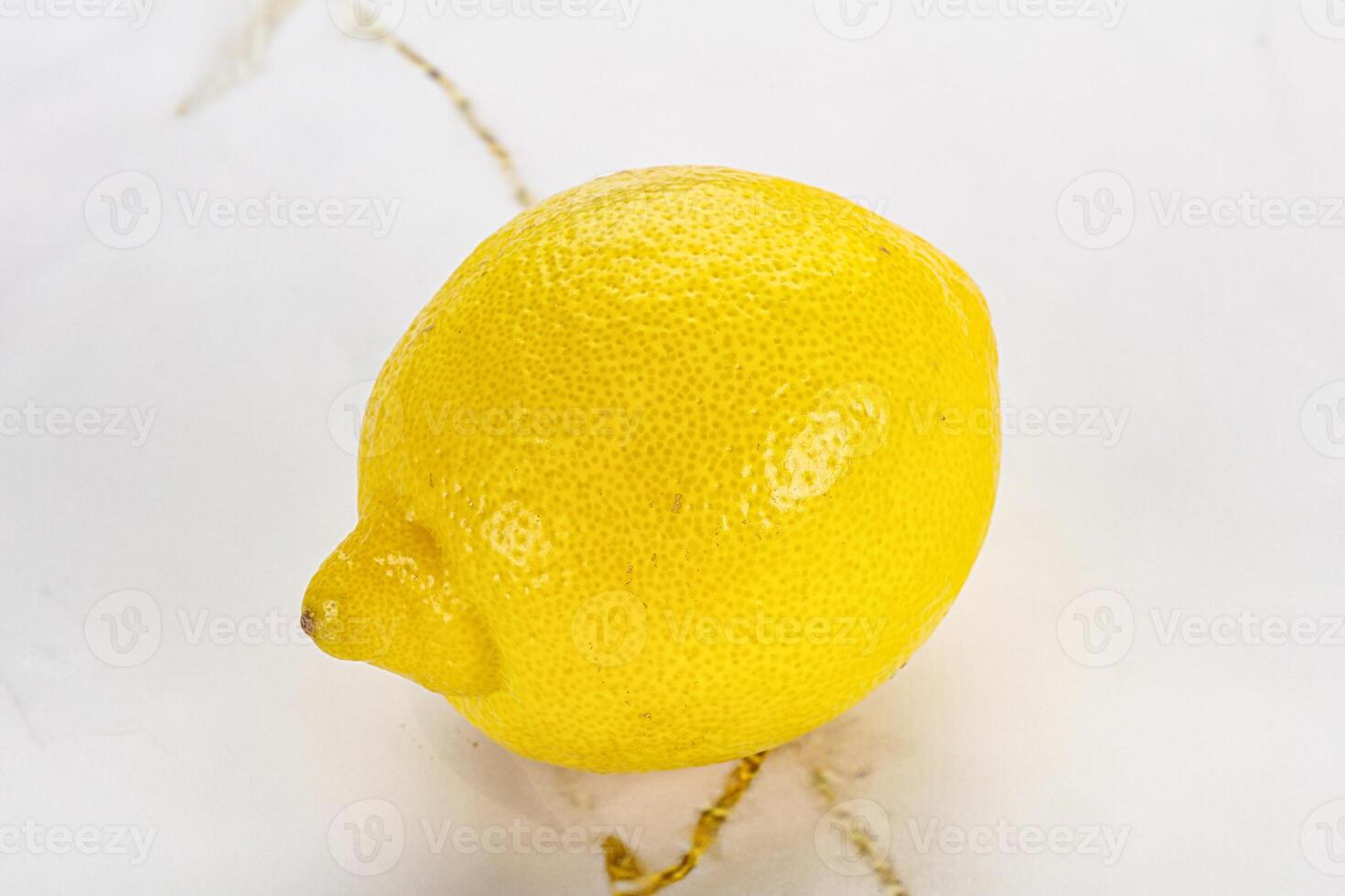 Ripe sour yellow juicy lemon photo