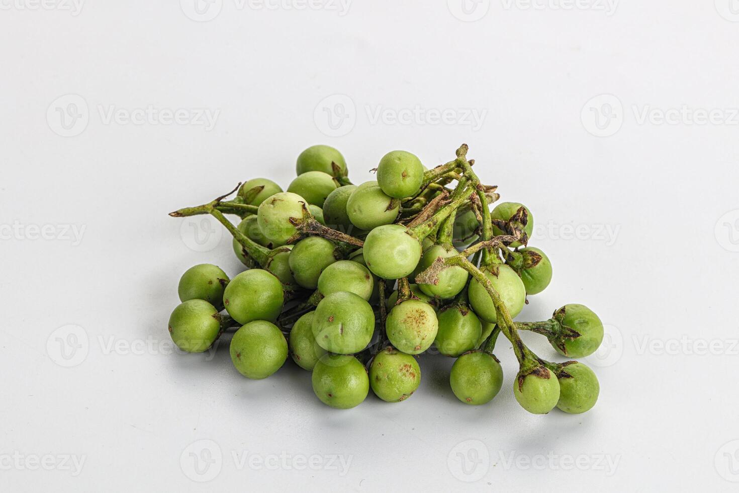 Raw ripe wild pea eggplant photo