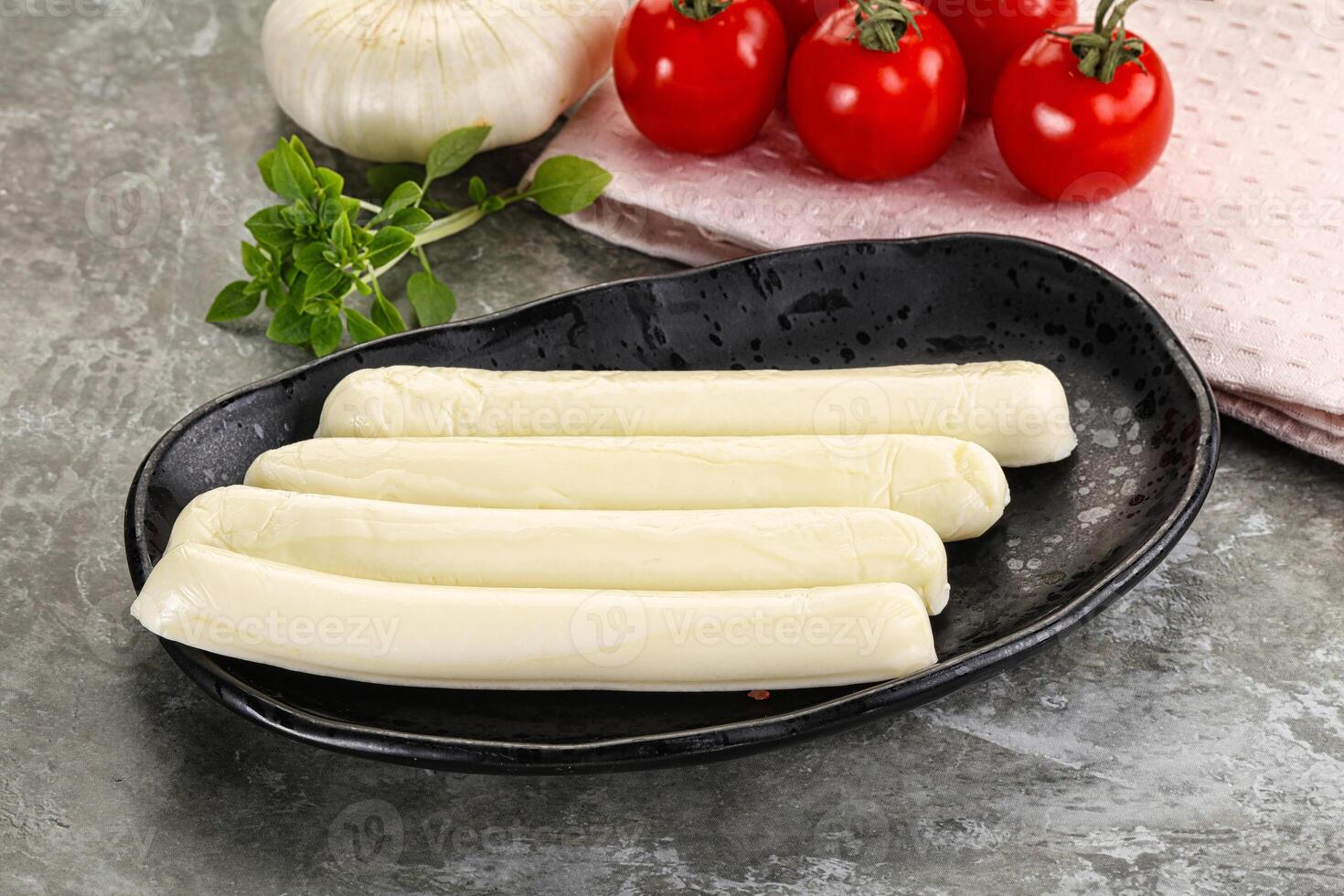 Mozzarella cheese stick heap snack photo