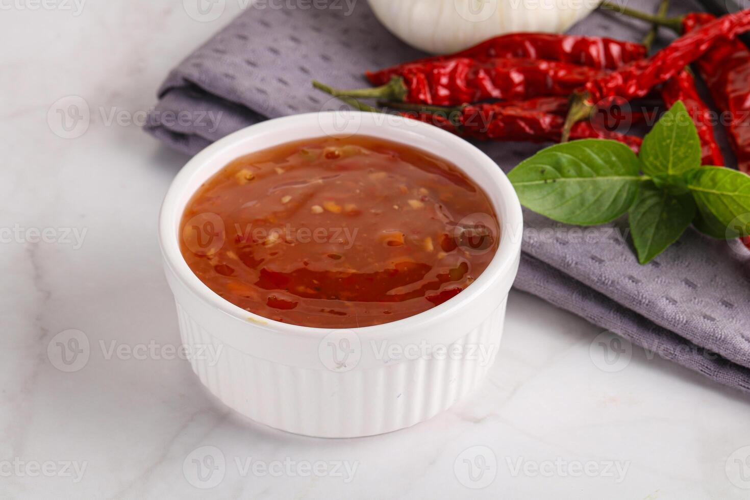 Chinese traditional sweet and sour sauce photo