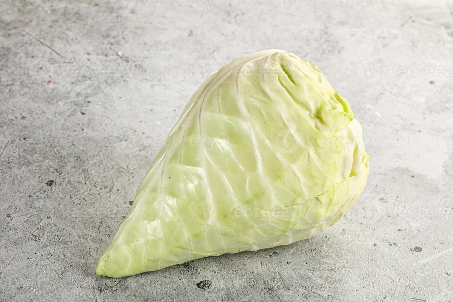 Cone sweetheart ripe green cabbage photo