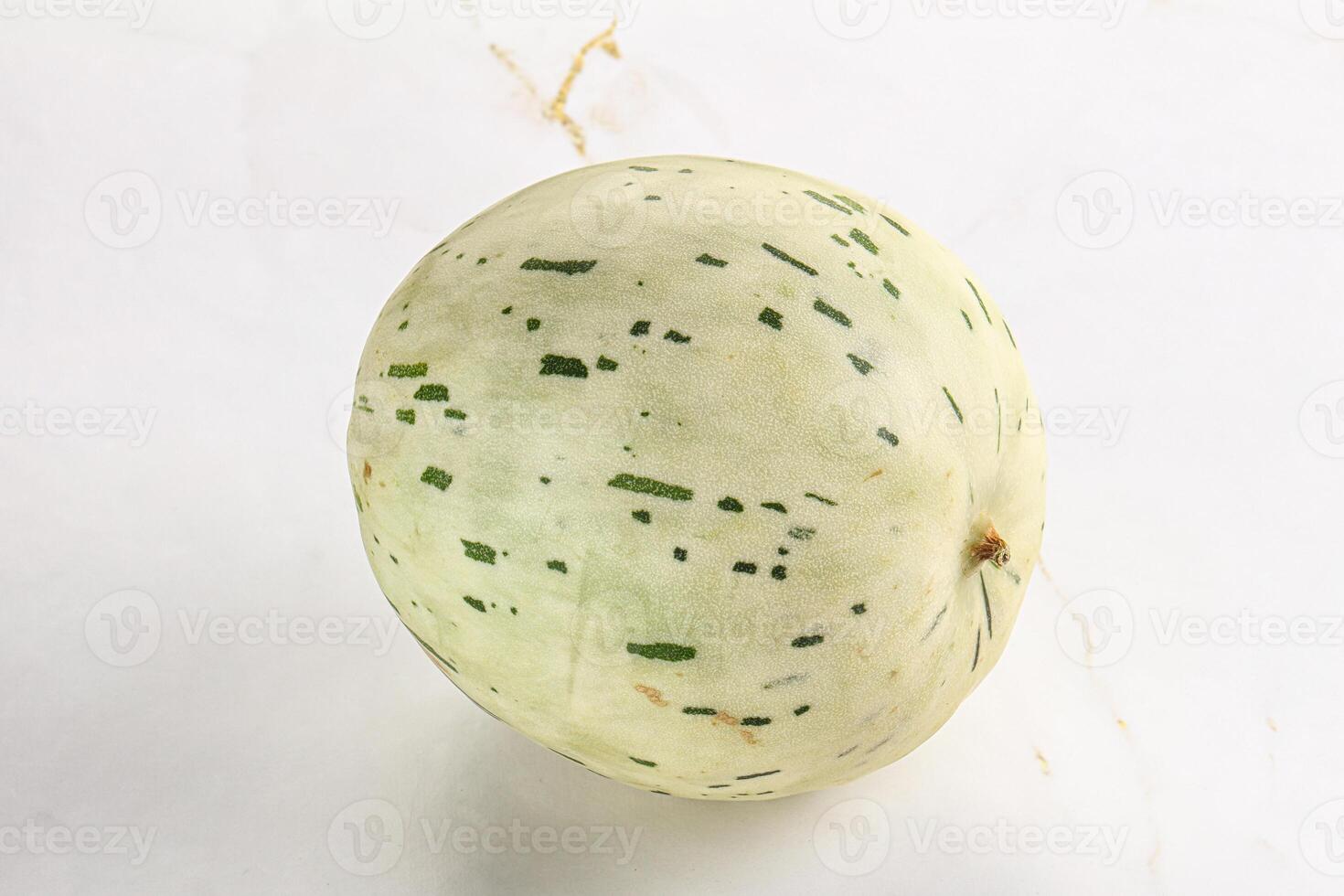 Ripe sweet juicy Dalmatin melon photo