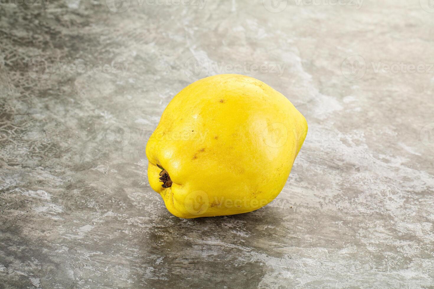 Ripe sweet organic quince fruit photo