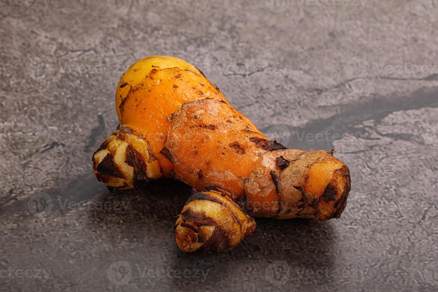 Fresh curcuma root for cooking photo