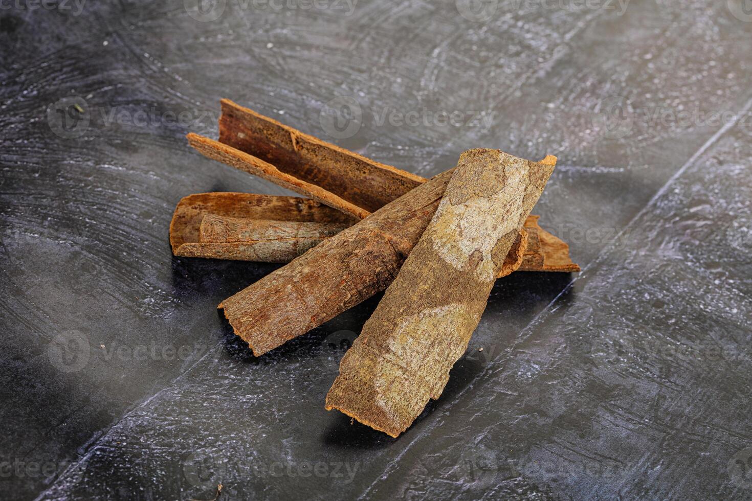 Natural wild organic cinnamon aroma photo