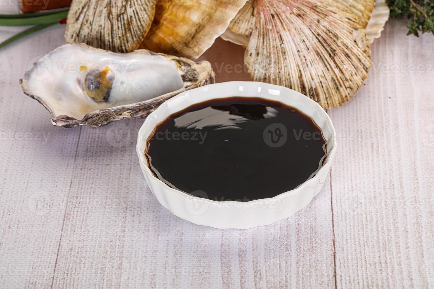 Oyster sauce in the bowl photo