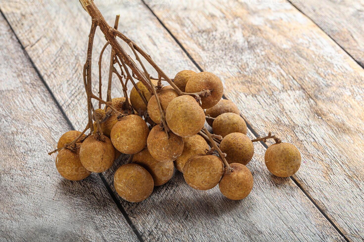 Ripe sweet tropical Longan fruit photo