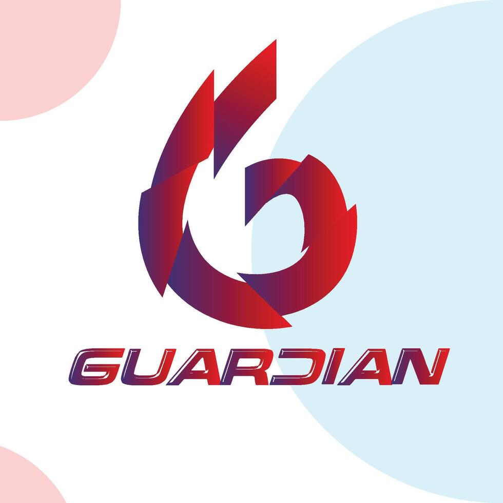 Guardian logo design vector
