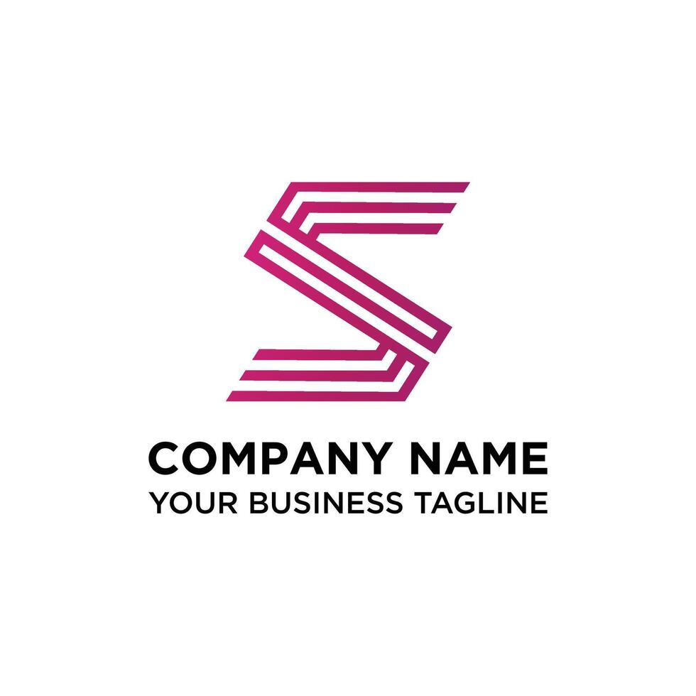 Letter S logo design vector