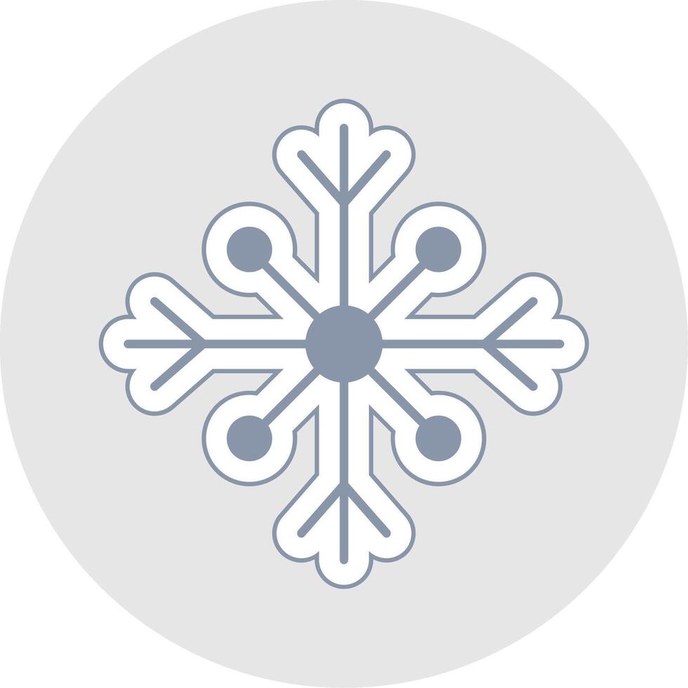 Snow Glyph Multicolor Sticker Icon vector