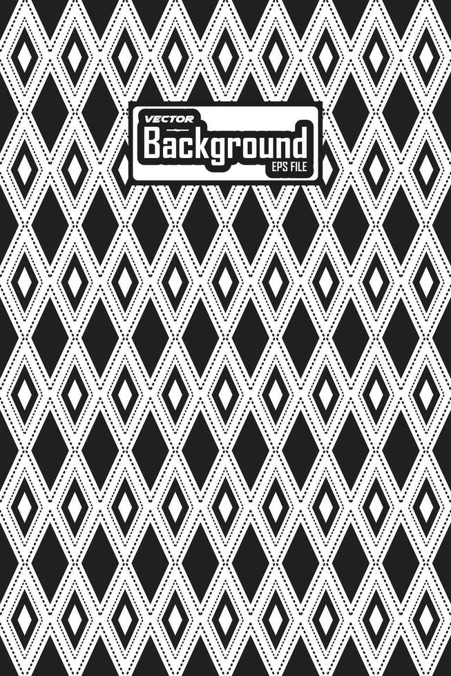 Vector black and white seamless abstract pattern background greyscale ornamental graphic design