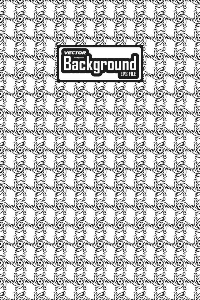 Vector black and white seamless abstract pattern background greyscale ornamental graphic design