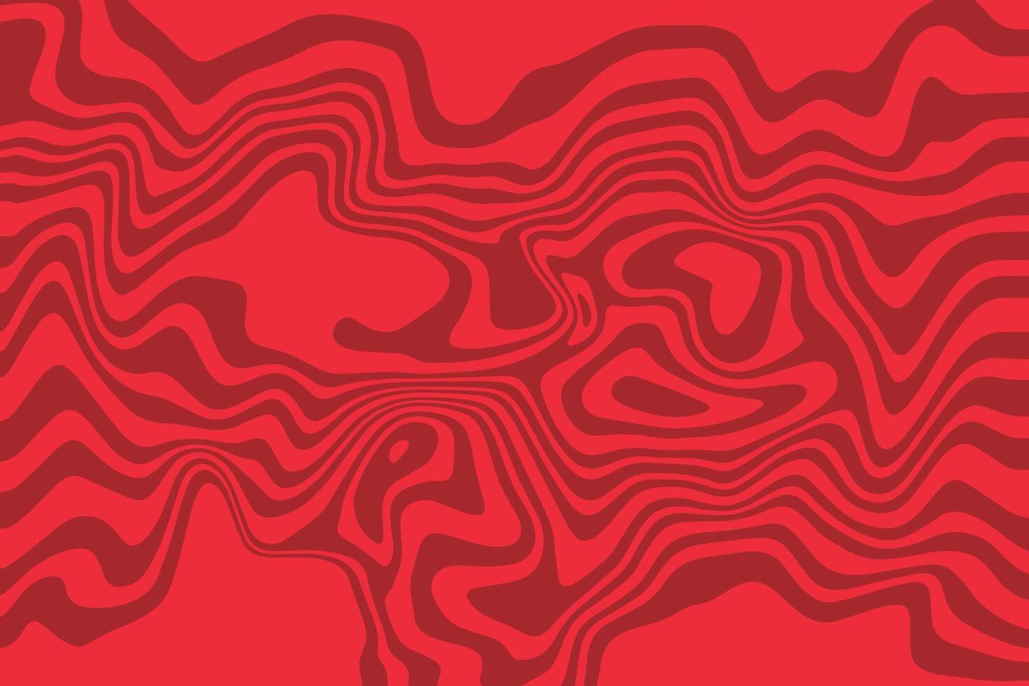 Distorted red stripes abstract background vector