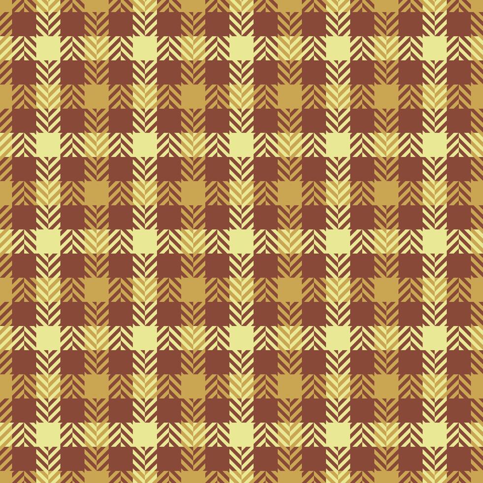 Lumberjack textile check plaid, stripped pattern seamless background. Pretty tartan vector fabric texture in red and amber colors.