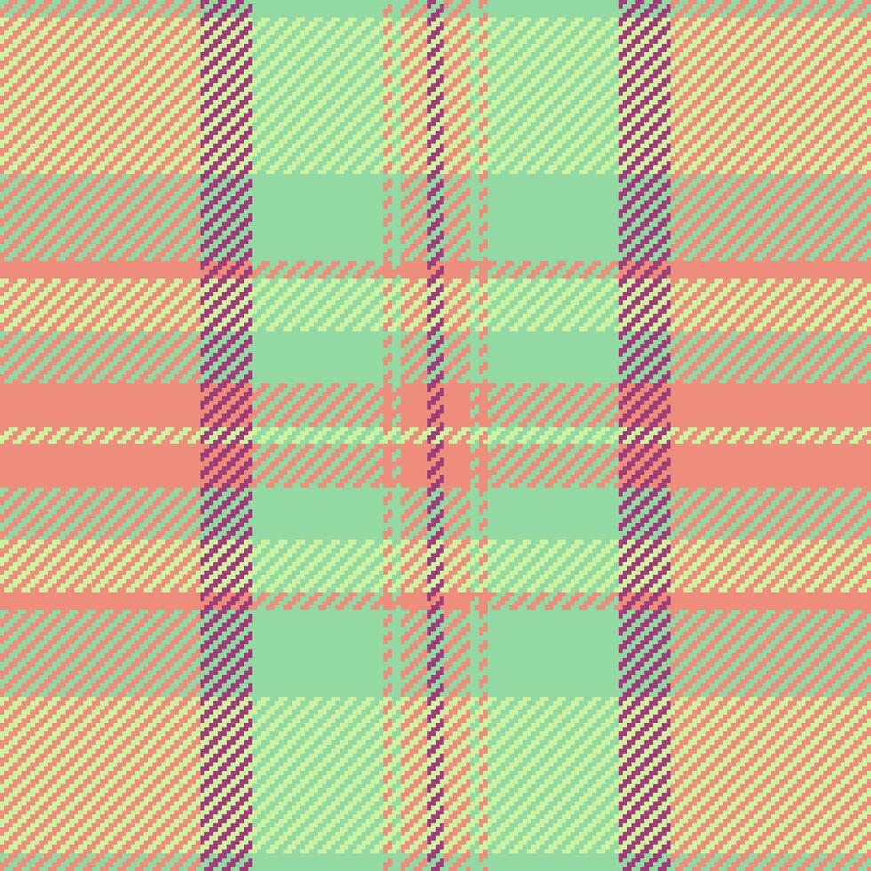 Vector plaid seamless of textile texture fabric with a background tartan check pattern.