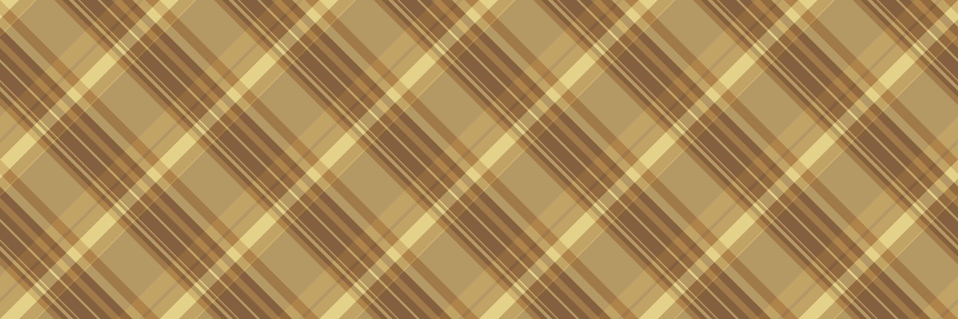 Shabby pattern textile tartan, fire texture plaid check. Form seamless background vector fabric in orange and amber colors.