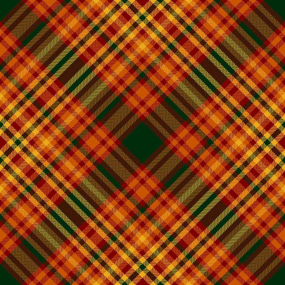 Texture check pattern of plaid fabric seamless with a vector background tartan textile.