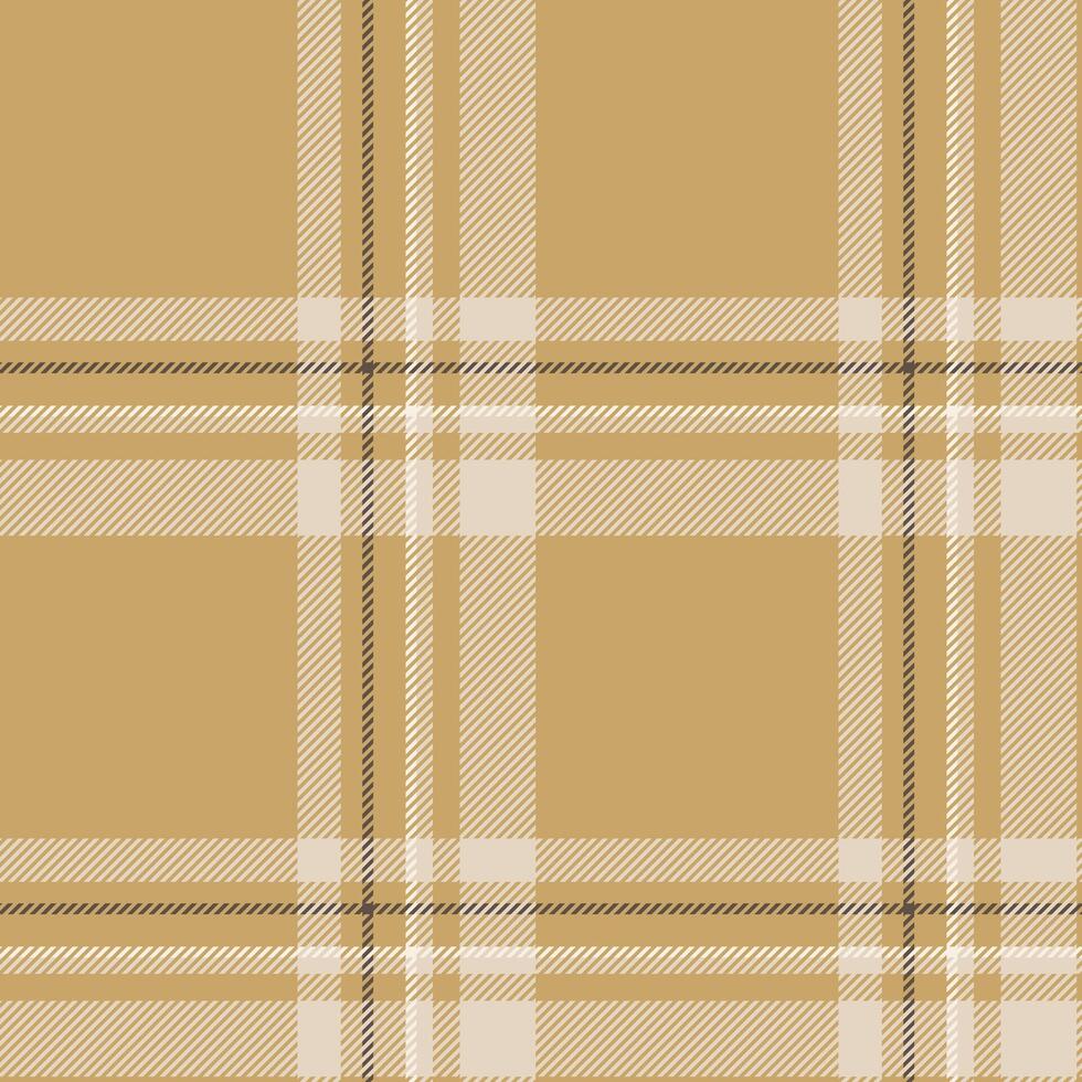 Plaid seamless pattern. Check fabric texture. Vector textile print.