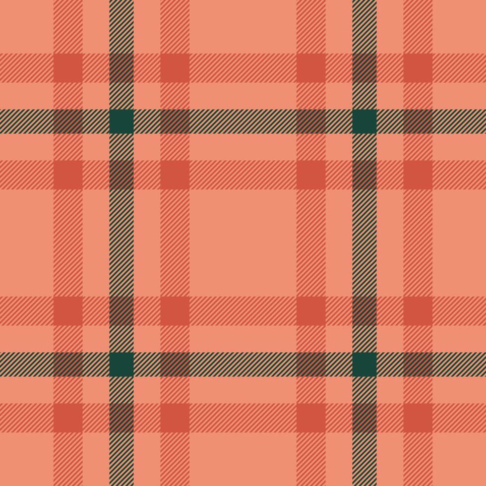 Plaid seamless pattern. Check fabric texture. Vector textile print.