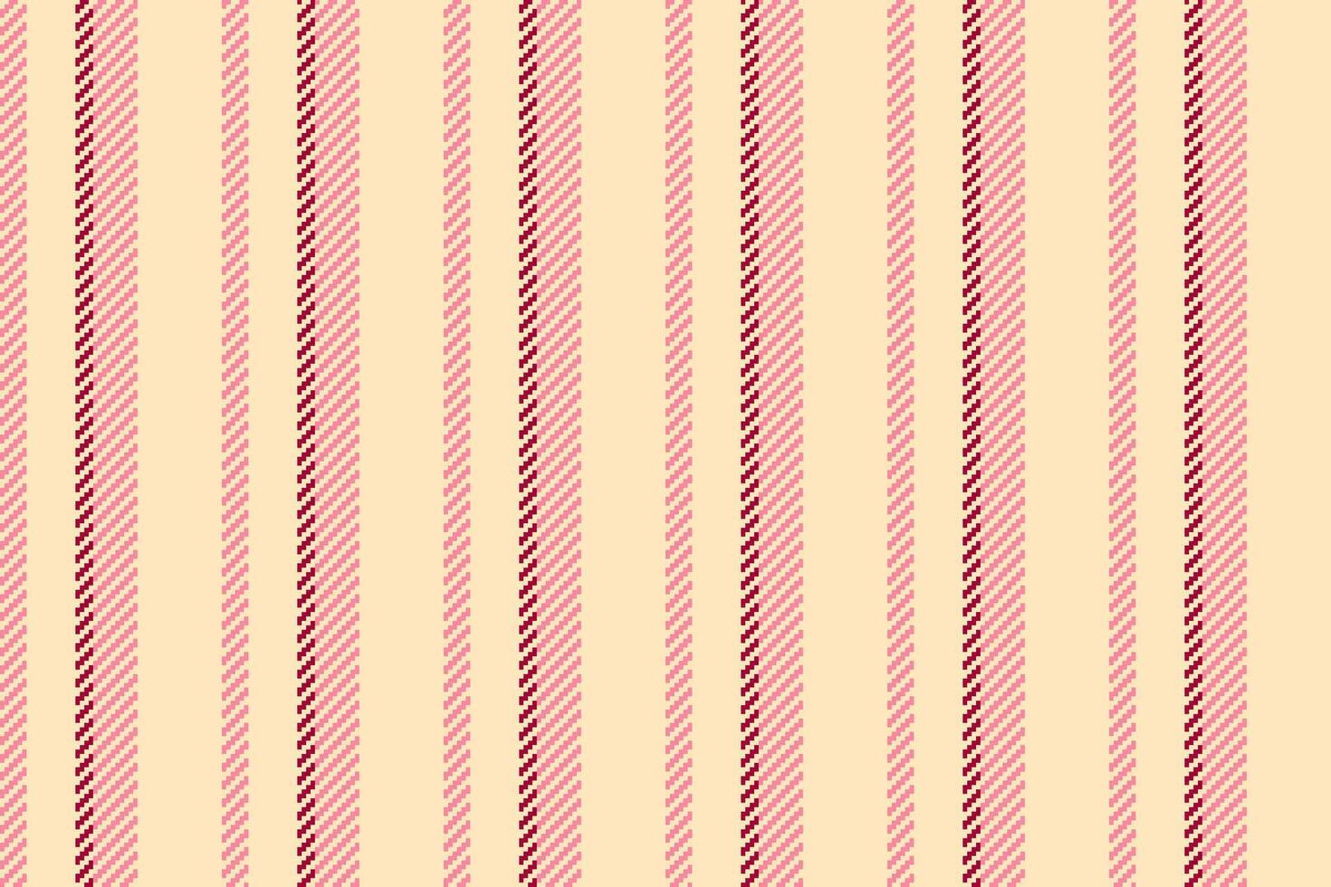 Fabric stripe pattern of seamless vertical lines with a textile background vector texture.