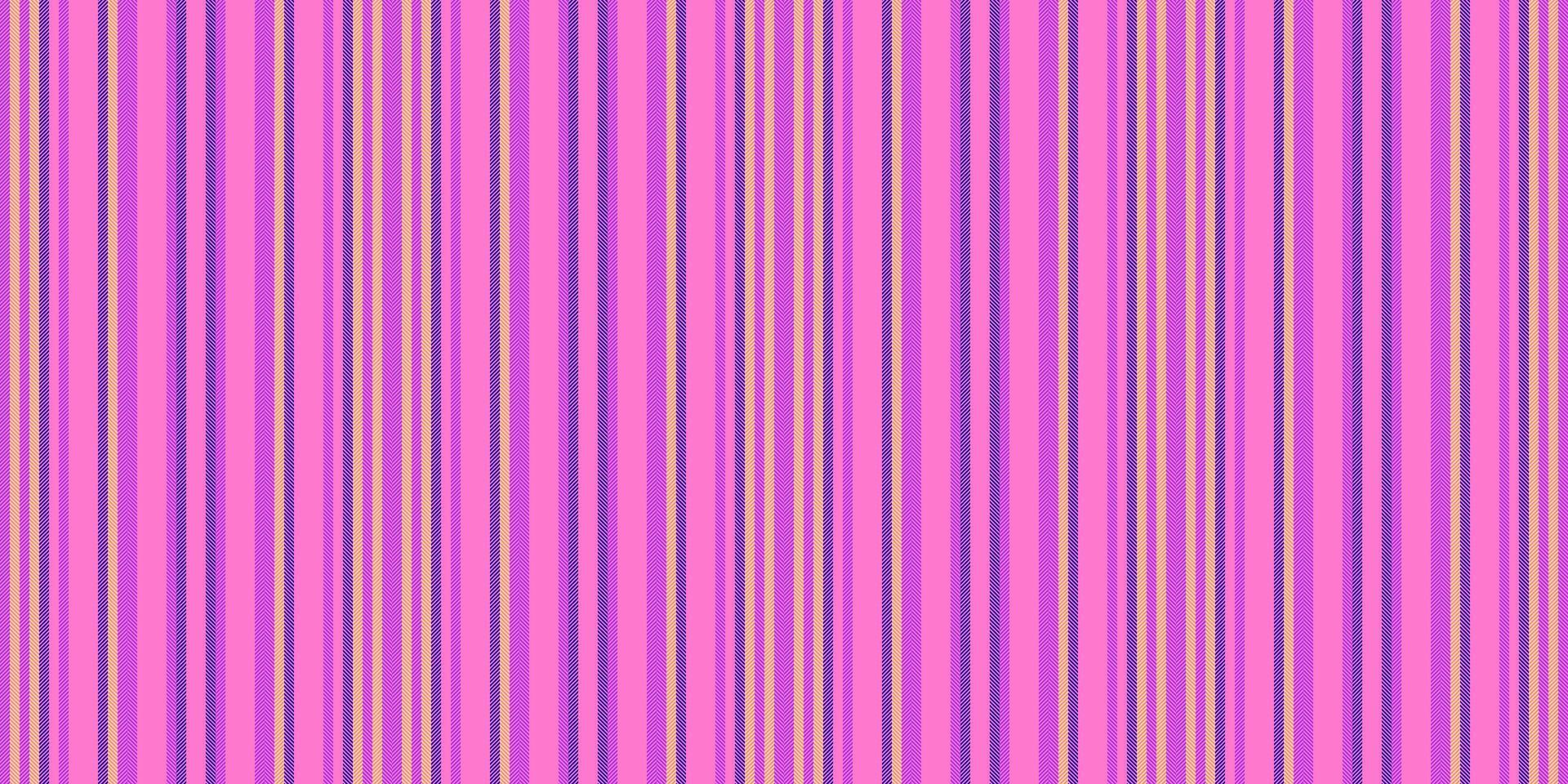Improvement texture pattern seamless, merry stripe lines fabric. Post vertical textile background vector in pink and purple colors.