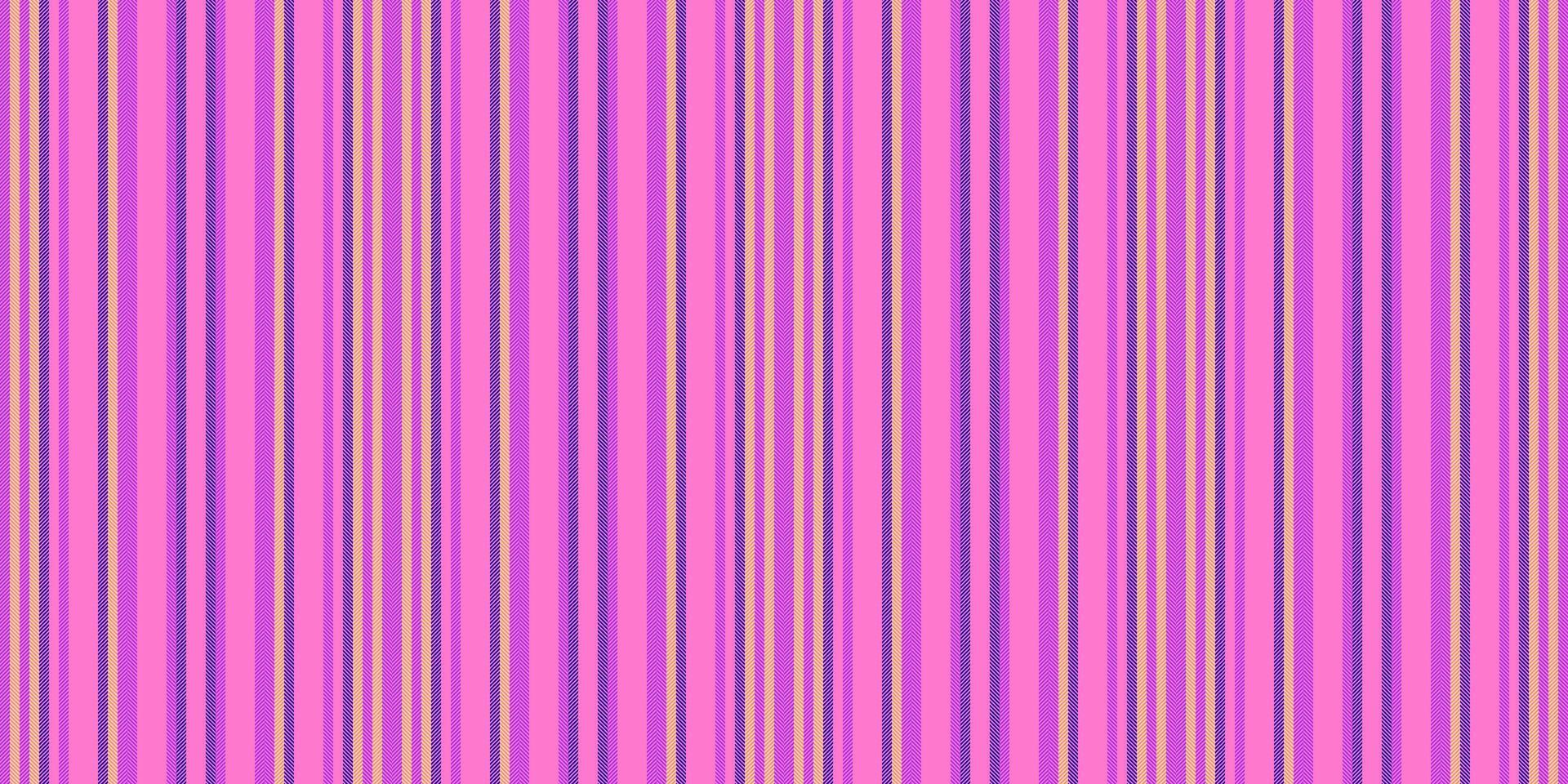 Improvement texture pattern seamless, merry stripe lines fabric. Post vertical textile background vector in pink and purple colors.