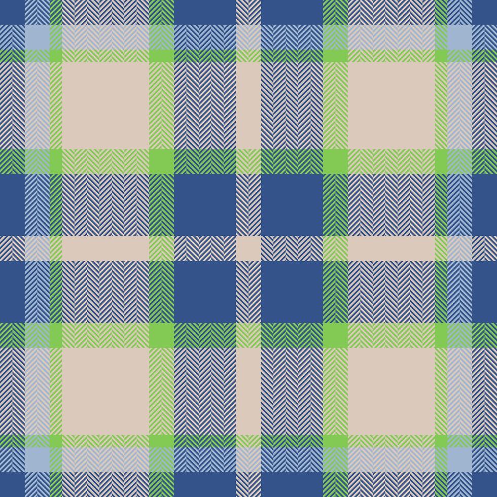 Plaid check pattern. Seamless fabric texture. Tartan textile print. vector