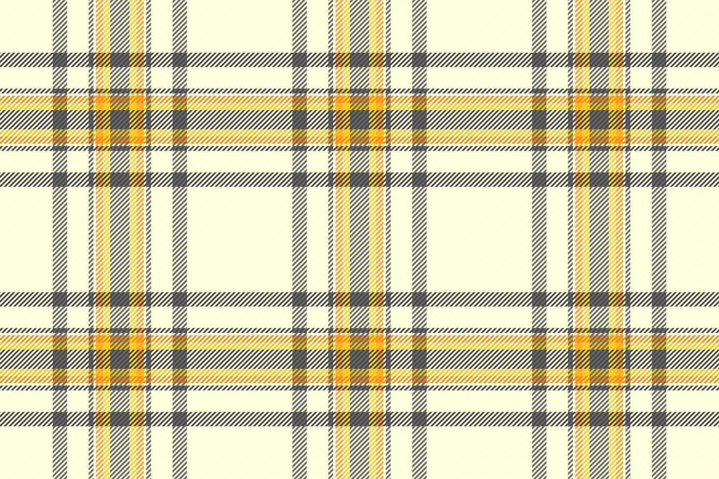 irlandesa modelo tela fondo, bueno textura tartán vector. difícil tartán textil sin costura cheque en ligero amarillo y oscuro gris colores. vector