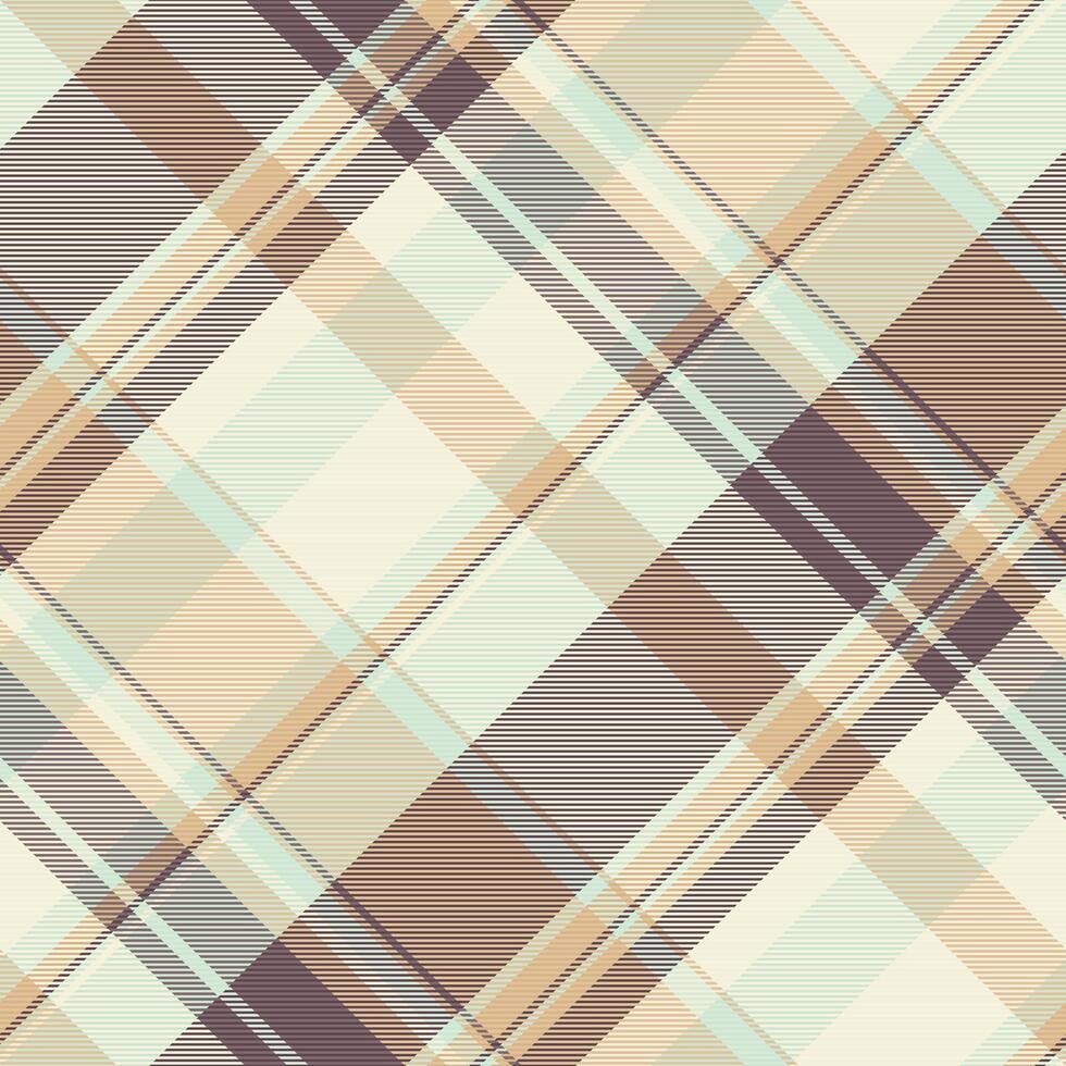 Style texture fabric check, africa vector plaid background. November pattern textile seamless tartan in light and beige colors.