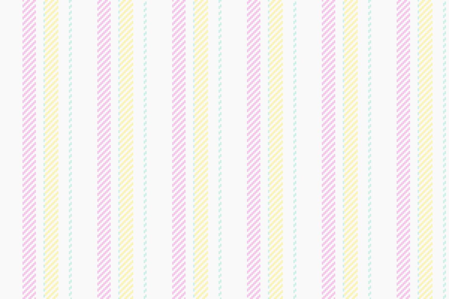 Outfit seamless vector texture, hippie lines textile stripe. Flow vertical fabric background pattern in white and light colors.