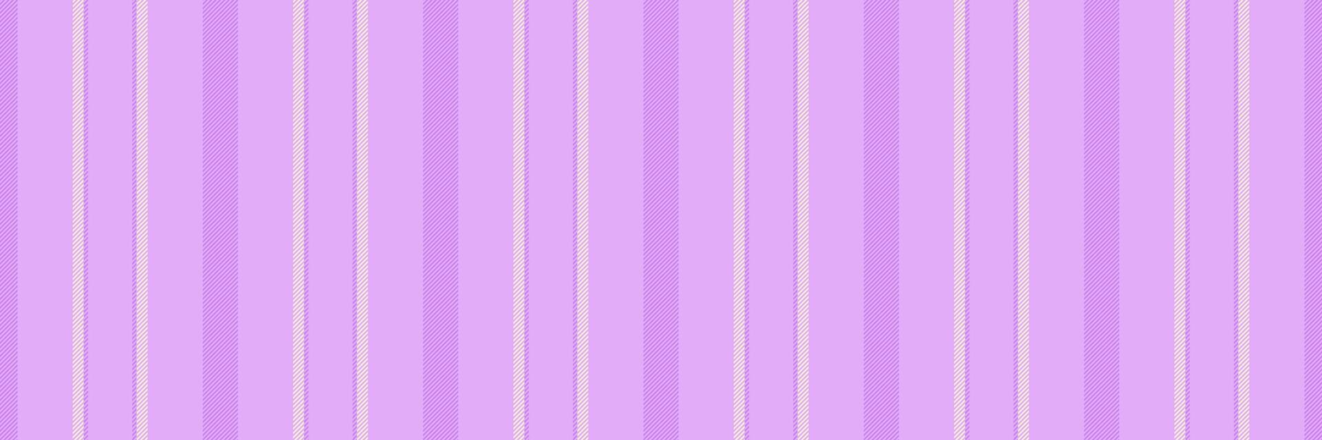 Romance pattern seamless background, formal vector textile stripe. Template fabric texture lines vertical in purple and violet colors.