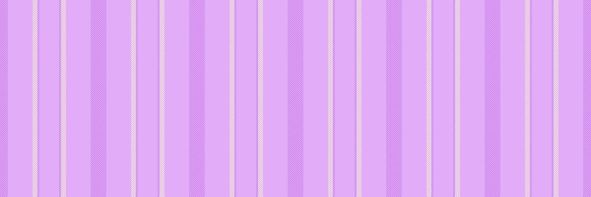 Romance pattern seamless background, formal vector textile stripe. Template fabric texture lines vertical in purple and violet colors.