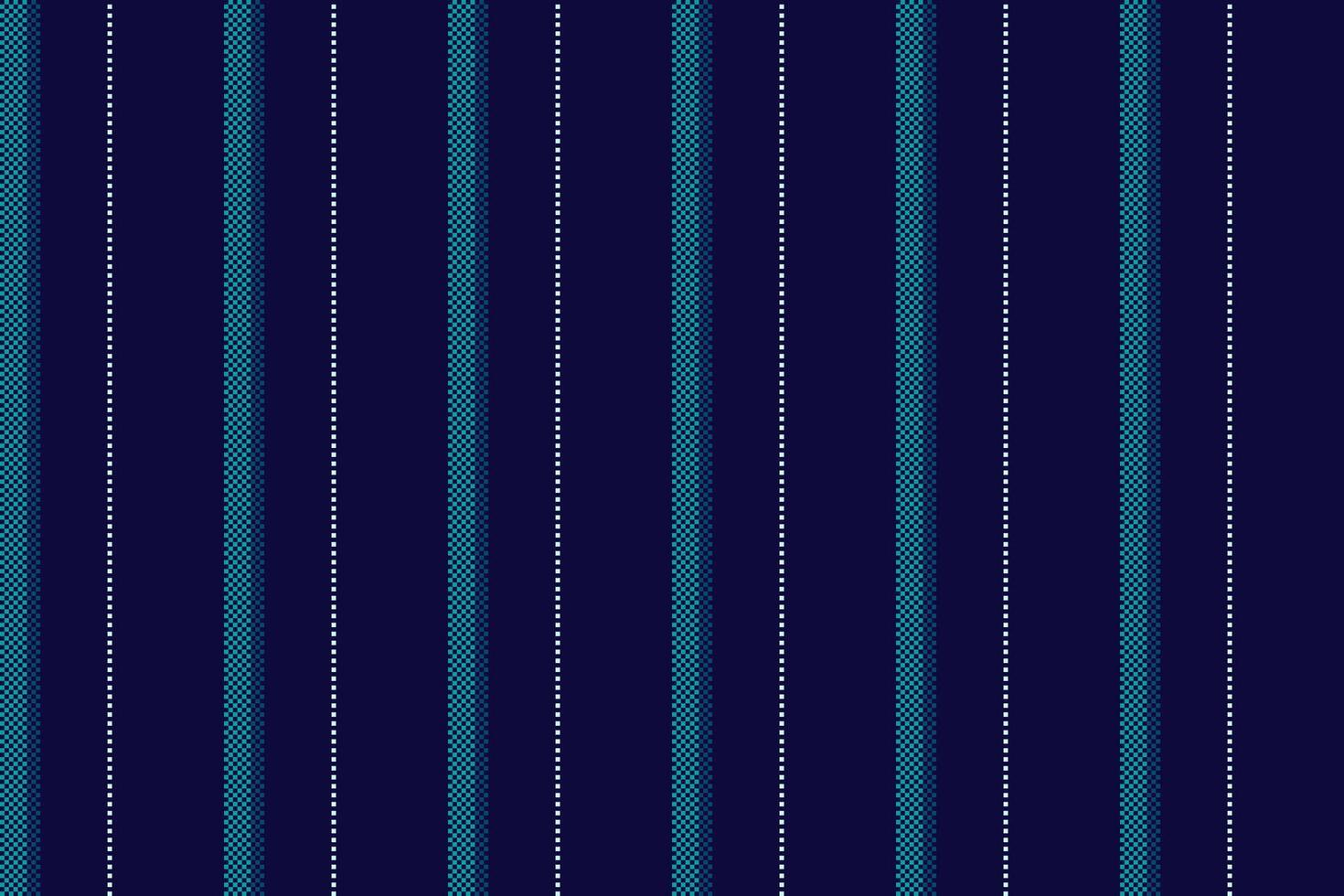 Production vertical texture fabric, clothes lines stripe seamless. Royalty textile vector background pattern in dark and tyrolite blue green colors.