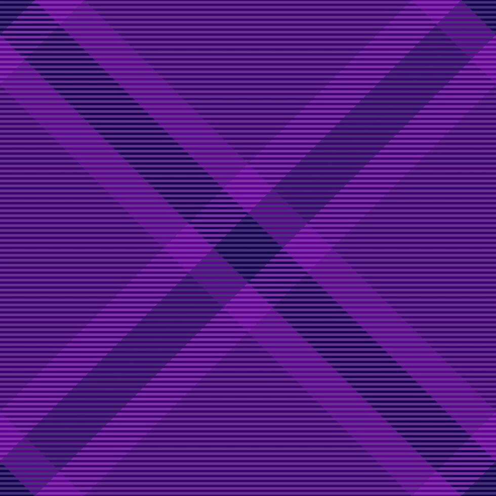 Herringbone check vector background, valentines day fabric tartan pattern. Simplicity textile seamless texture plaid in violet and indigo colors.