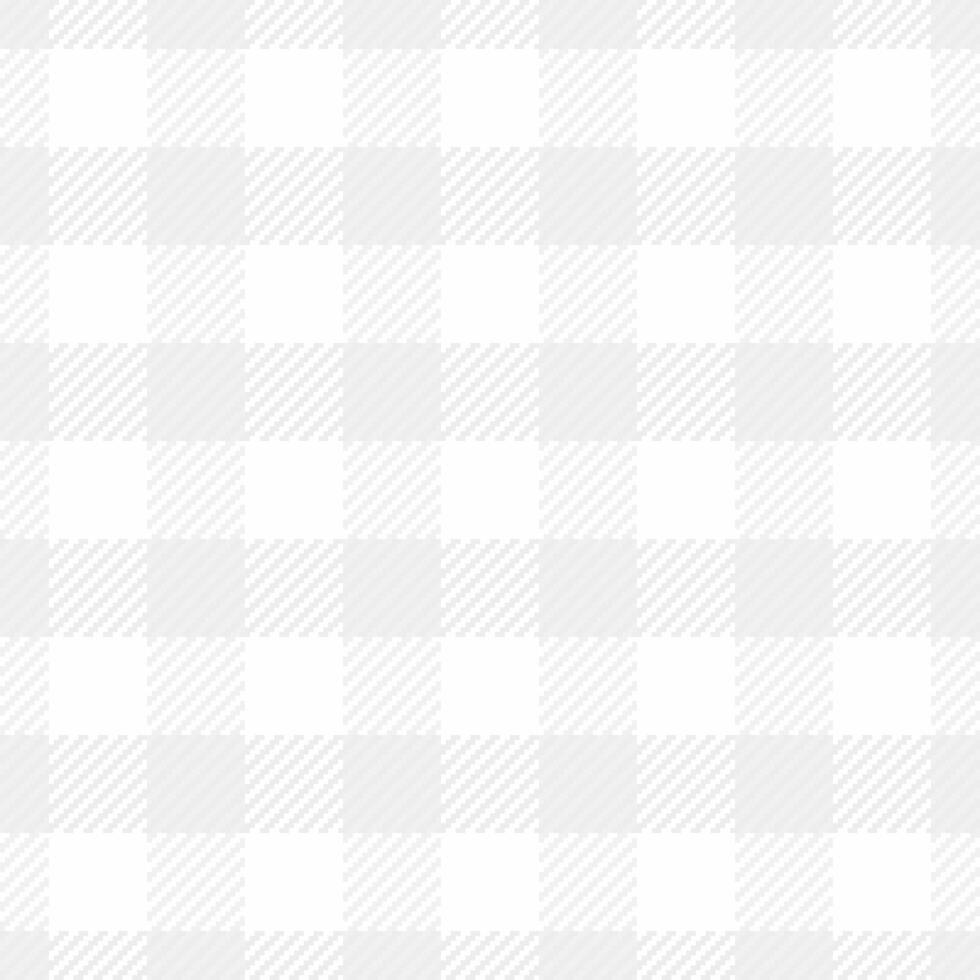 Chequered background seamless texture, punk tartan fabric pattern. Overlayed plaid check vector textile in white color.