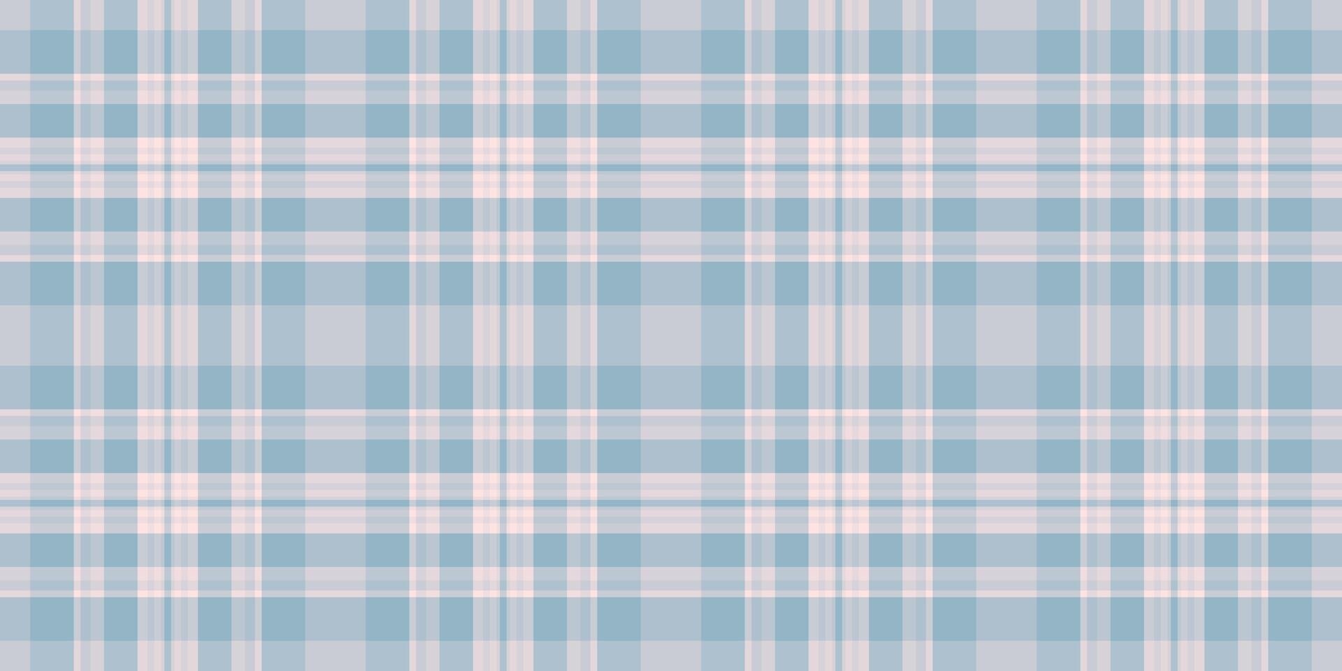 Womens fashion seamless tartan background, packing plaid textile texture. Kid fabric pattern vector check in white and light colors.