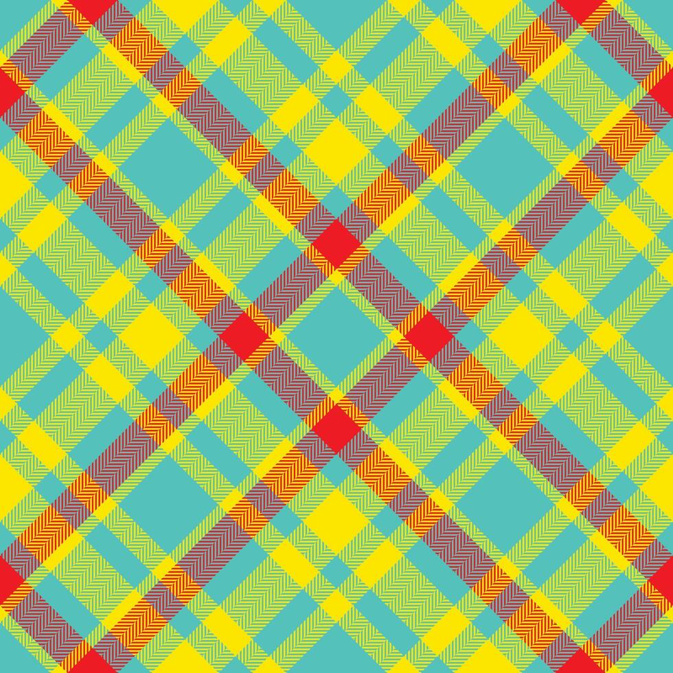 Plaid pattern vector. Check fabric texture. Seamless textile design for clothes, paper print. vector
