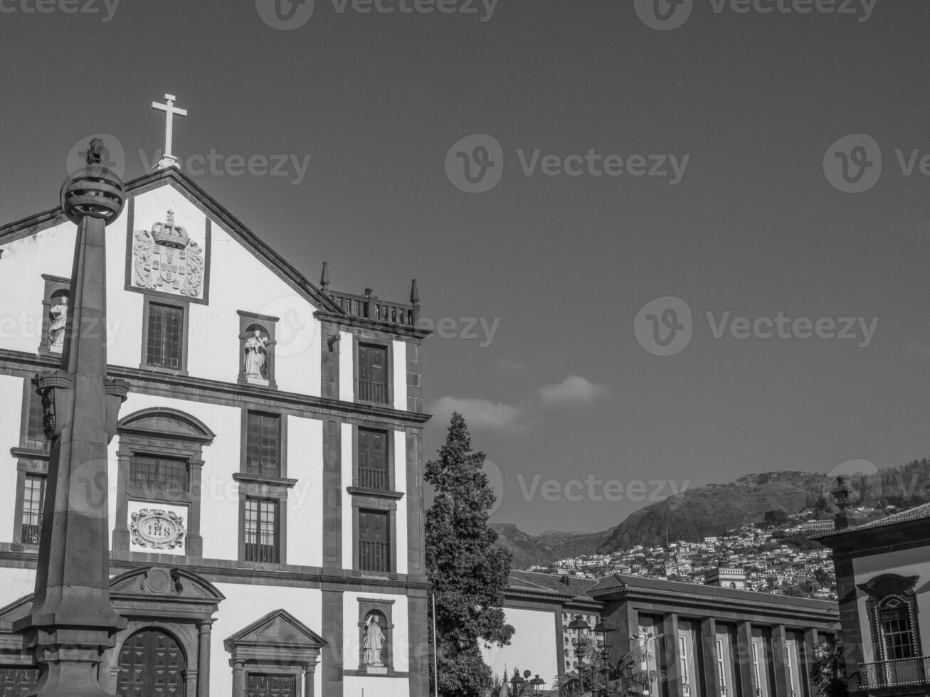 the city of Funchal on Madeira island photo