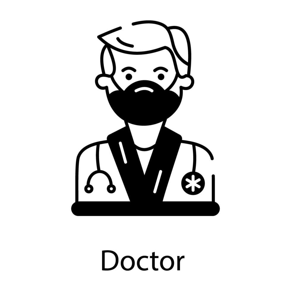 cuidado de la salud Servicio lineal icono vector