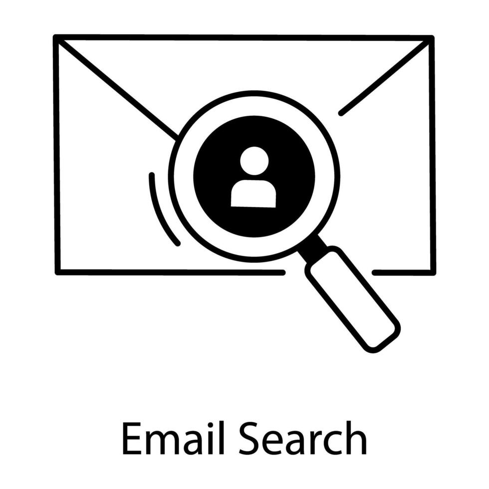 Email Services Linear Icon vector