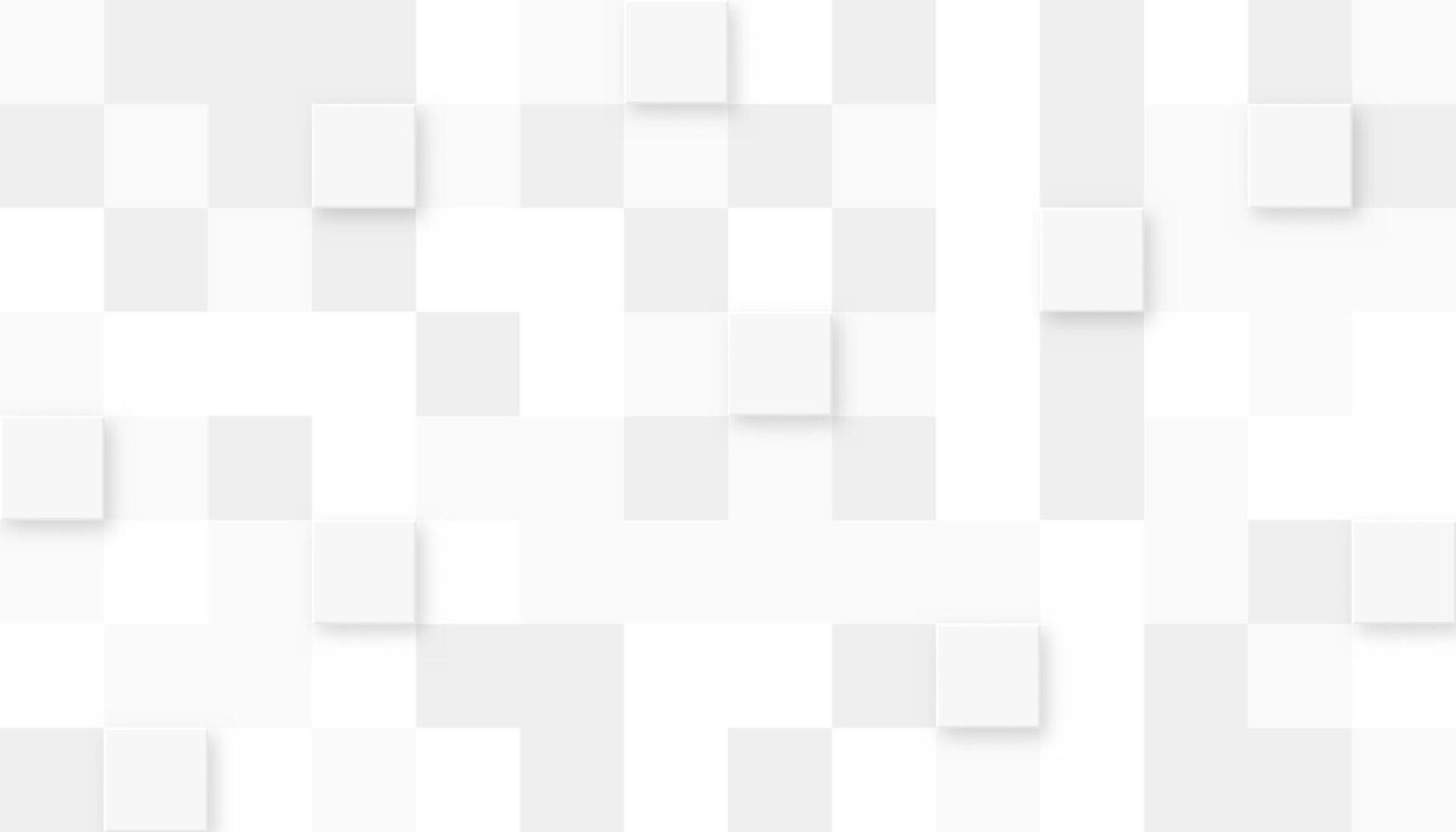 Gray white square geometric pattern background vector