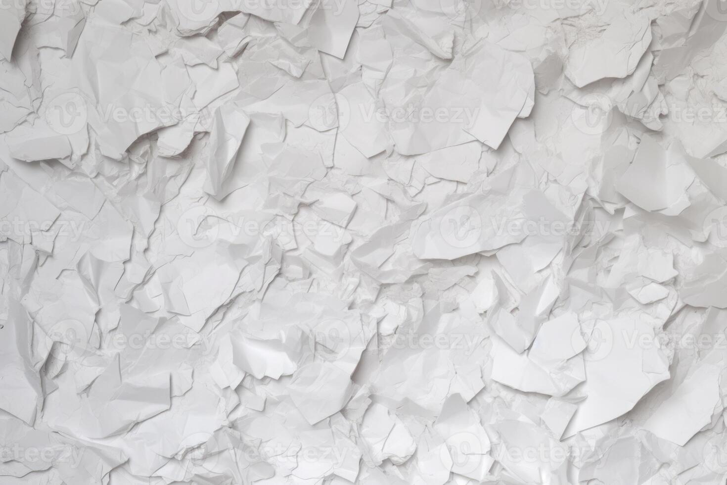 AI generated White recycled paper texture photo