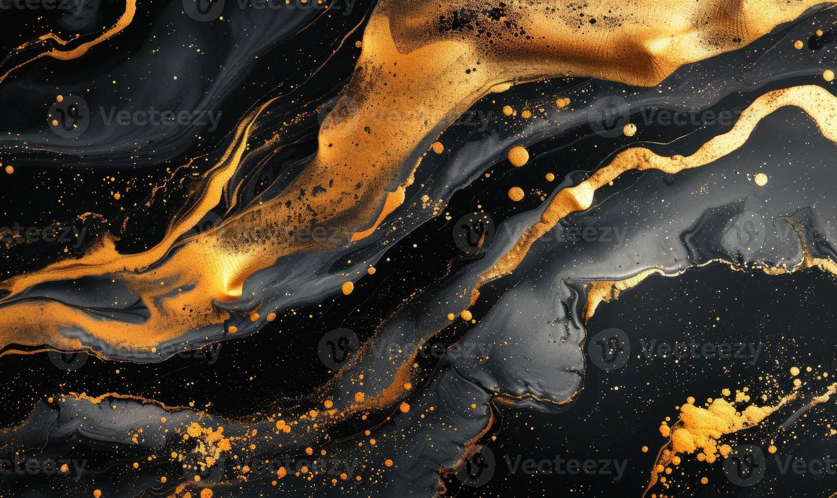 AI generated Marble abstract acrylic background. Marbling artwork texture. Agate ripple pattern. Gold powder. photo