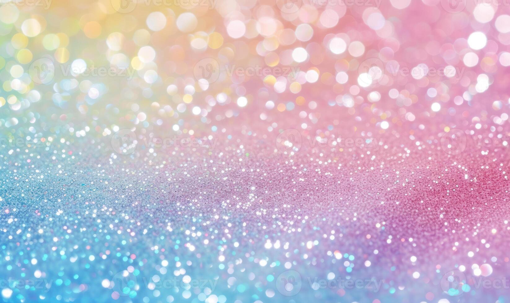 AI generated Colorful glitter background with bokeh defocused lights and shadow photo